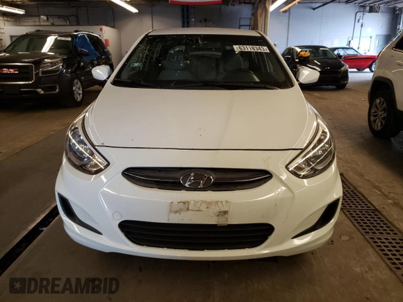 2017 Hyundai Accent SE with VIN KMHCT5AE4HU307294, listed as a Copart auction lot 64852993 with 124,361 mi miles. Bid and sale history available at carsss.com. Image 5.