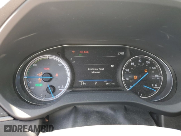 2022 Toyota Venza LE with VIN JTEAAAAH7NJ099621, listed as a Copart auction lot 61415864 with 34,117 mi miles and Salvage Title. Bid and sale history available at carsss.com. Image 9.