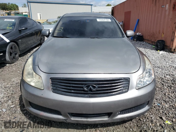 2008 Infiniti G35 with VIN JNKBV61E98M209313, listed as a Copart auction lot 73354104 with 227,334 mi miles and Salvage Title. Bid and sale history available at DreamBid. Image 5.