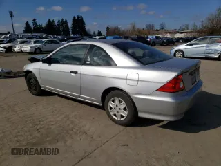 2005 Honda Civic Cpe VP with VIN 1HGEM22185L067108, listed as a Copart auction lot 48172275 with 196,724 mi miles and Salvage Title. Bid and sale history available at carsss.com. Image 2.