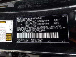 2024 Lexus RZ 450e Premium with VIN JTJAAAABXRA026441, listed as a Copart auction lot 82375054 with Not provided miles and Salvage title. Bid and sale history available at DreamBid. Image 13.