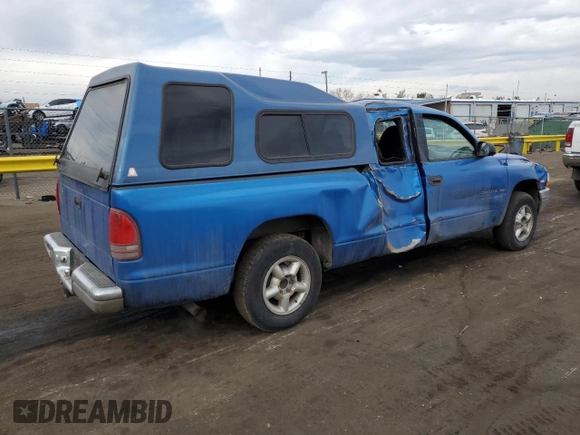 1999 Dodge Dakota SLT with VIN 1B7GL22X6XS298290, listed as a Copart auction lot 88682545 with 176,280 mi miles and Salvage Title. Bid and sale history available at carsss.com. Image 3.