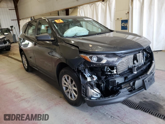 2021 Chevrolet Equinox LS z VIN 2GNAXSEV9M6103938, wystawiony jako Copart lot #59067965 z przebiegiem Nie podano mil oraz Szkoda całkowita • Salvage title. Historia ofert i sprzedaży dostępna na DreamBid. Obrazek 4.