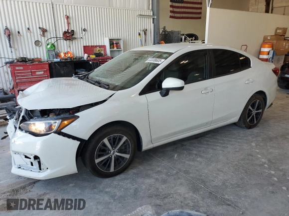 2022 Subaru Impreza Premium with VIN 4S3GKAV68N3610178, listed as a Copart auction lot 63338605 with 31,750 mi miles and Salvage title. Bid and sale history available at DreamBid. Image 1.