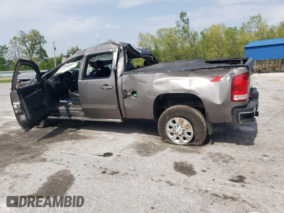 2013 GMC Sierra 2500HD SLT with VIN 1GT121E81DF240874, listed as a Copart auction lot 54613995 with 144,836 mi miles and Non repairable. Bid and sale history available at DreamBid. Image 2.