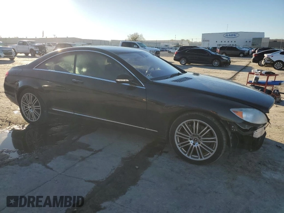 2008 Mercedes-Benz CL-Class V8 with VIN WDDEJ71X48A014230, listed as a Copart auction lot 80926854 with 57,912 mi miles and Salvage Title. Bid and sale history available at carsss.com. Image 4.