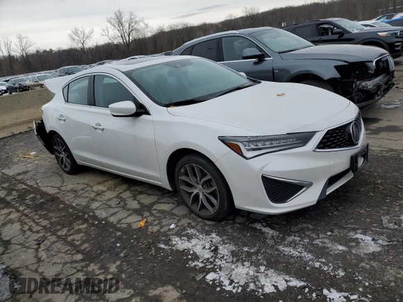 2020 Acura ILX w/Premium Pkg with VIN 19UDE2F76LA001043, listed as a Copart auction lot 70514802 with 35,670 mi miles. Bid and sale history available at carsss.com. Image 4.