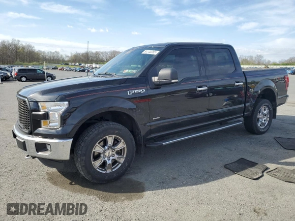 2016 Ford F-150 XLT with VIN 1FTEW1EG6GFC44873, listed as a Copart auction lot 54140285 with 77,076 mi miles and Salvage Title. Bid and sale history available at carsss.com. Image 1.