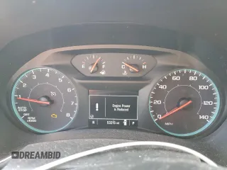 2021 Chevrolet Equinox LS z VIN 3GNAXHEVXMS146091, wystawiony jako Copart lot #55772595 z przebiegiem 53 215 mil mil oraz Szkoda całkowita • Salvage title. Historia ofert i sprzedaży dostępna na DreamBid. Obrazek 9.