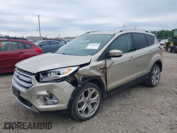 2018 Ford Escape Titanium with VIN 1FMCU9J94JUA44964, listed as a IAAI auction lot 42494471 with 100,955 mi miles and . Bid and sale history available at DreamBid. Image 6.