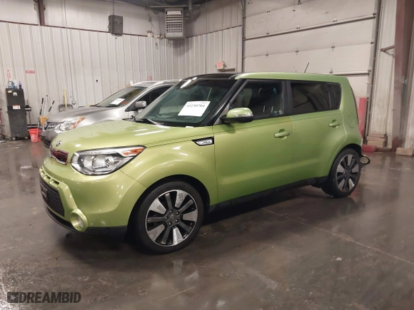 2015 Kia Soul ! with VIN KNDJX3A53F7762167, listed as a IAAI auction lot 41150704 with 105,780 mi miles. Bid and sale history available at carsss.com. Image 2.