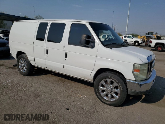 2008 Ford Econoline Cargo Commercial with VIN 1FTNE24L48DA10865, listed as a Copart auction lot 70858474 with 177,770 mi miles and Salvage Title. Bid and sale history available at DreamBid. Image 4.