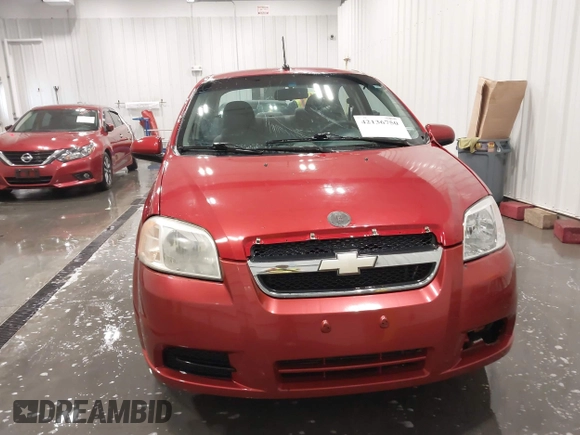 2009 Chevrolet Aveo 1LT with VIN KL1TD56E19B612668, listed as a IAAI auction lot 42136750 with 110,933 mi miles and . Bid and sale history available at DreamBid. Image 12.