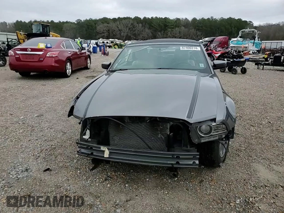 2014 Ford Mustang V6 with VIN 1ZVBP8EM1E5205591, listed as a Copart auction lot 87400314 with 102,002 mi miles and Salvage Title. Bid and sale history available at carsss.com. Image 11.