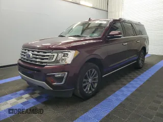 2020 Ford Expedition Max Limited с VIN 1FMJK2AT7LEA49332, выставлен на аукционе Copart как лот 77461933 с пробегом 75 780 миль миль и Чистый • Clean title. История ставок и продаж доступна на DreamBid. Изображение 1.