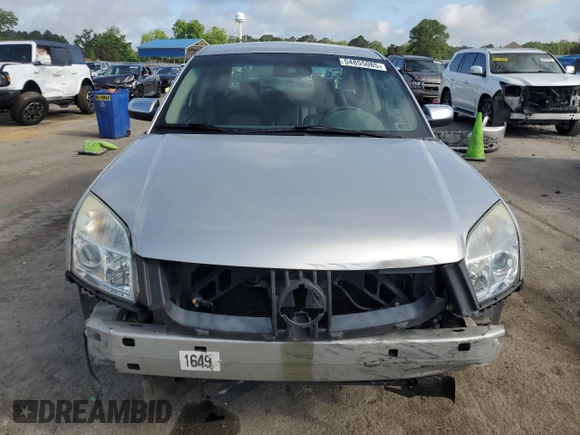2008 Mercury Sable with VIN 1MEHM40W38G621379, listed as a Copart auction lot 54855085 with 107,443 mi miles and Salvage title. Bid and sale history available at DreamBid. Image 5.