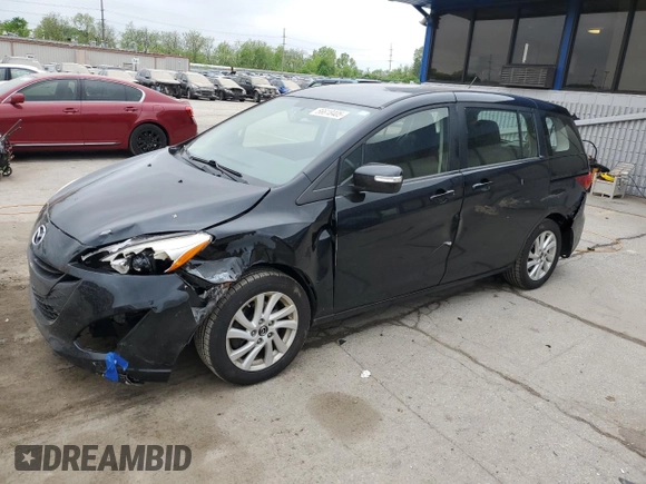 2015 Mazda 5 Sport with VIN JM1CW2BLXF0184094, listed as a Copart auction lot 56618405 with 98,757 mi miles and Salvage title. Bid and sale history available at DreamBid. Image 1.