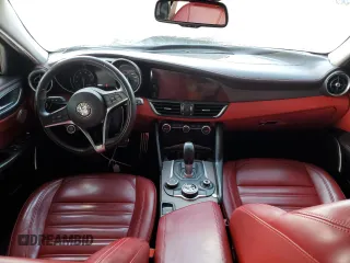 2018 Alfa Romeo Giulia Ti Sport with VIN ZARFAECN7J7564089, listed as a Copart auction lot 69400594 with 75,000 mi miles and Salvage Title. Bid and sale history available at carsss.com. Image 8.