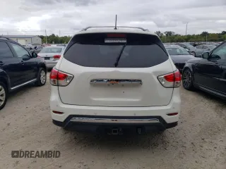 2014 Nissan Pathfinder S with VIN 5N1AR2MM4EC705596, listed as a Copart auction lot 72656534 with 57,357 mi miles and Clean Title. Bid and sale history available at carsss.com. Image 6.