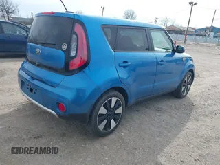 2017 Kia Soul + with VIN KNDJP3A51H7484839, listed as a IAAI auction lot 41861472 with 129,949 mi miles. Bid and sale history available at carsss.com. Image 4.
