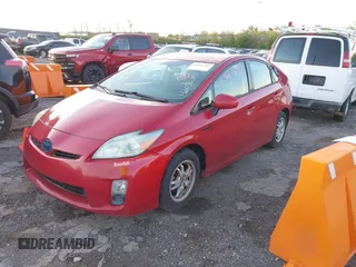 2010 Toyota Prius II with VIN JTDKN3DU4A0222759, listed as a IAAI auction lot 42036707 with 248,930 mi miles. Bid and sale history available at carsss.com. Image 2.