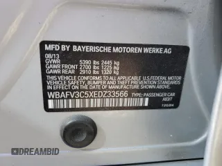 2014 BMW 5 Series 535d xDrive с VIN WBAFV3C5XEDZ33566, выставлен на аукционе Copart как лот 52250545 с пробегом 155 162 миль миль и Списание • Salvage title. История ставок и продаж доступна на DreamBid. Изображение 12.