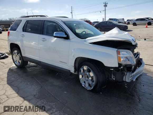 2012 GMC Terrain SLT-1 with VIN 2GKFLUE57C6395792, listed as a Copart auction lot 46750335 with 100,996 mi miles and Salvage Title. Bid and sale history available at carsss.com. Image 4.