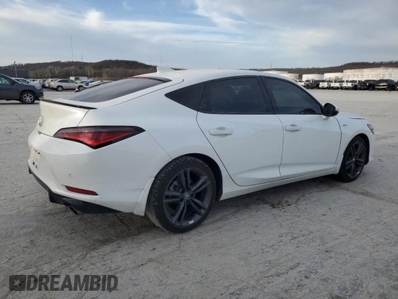 2025 Acura Integra Technology z VIN 19UDE4H62SA008571, wystawiony jako Copart lot #49545825 z przebiegiem 11 063 mil mil oraz Szkoda całkowita • Salvage title. Historia ofert i sprzedaży dostępna na DreamBid. Obrazek 3.