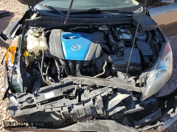 2013 Mazda 3 i Touring with VIN JM1BL1L73D1763242, listed as a Copart auction lot 52999675 with 132,917 mi miles and Salvage Title. Bid and sale history available at carsss.com. Image 11.