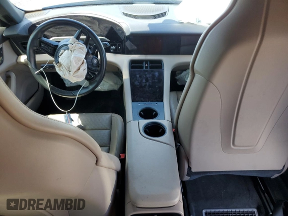 2021 Porsche Taycan 4S with VIN WP0AB2Y13MSA41808, listed as a Copart auction lot 55977135 with 28,724 mi miles and Salvage title. Bid and sale history available at DreamBid. Image 8.
