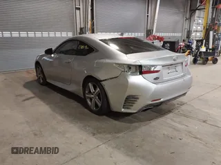 2015 Lexus RC 350 F Sport with VIN JTHSE5BC5F5001699, listed as a IAAI auction lot 41394274 with 150,319 mi miles and . Bid and sale history available at carsss.com. Image 3.