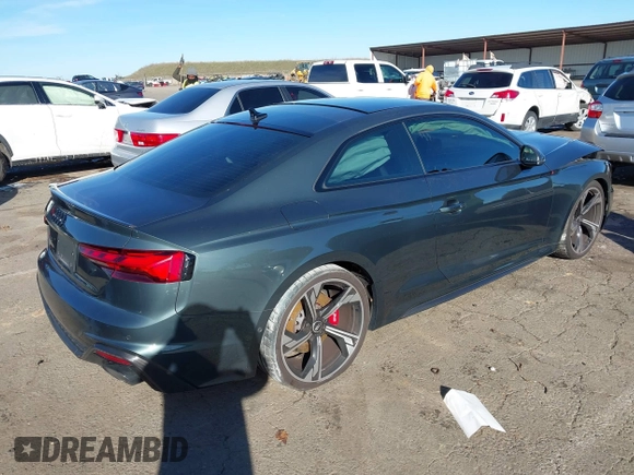 2021 Audi RS 5 z VIN WUANWAF50MA903670, wystawiony jako IAAI lot #41266483 z przebiegiem 36 200 mil mil oraz . Historia ofert i sprzedaży dostępna na DreamBid. Obrazek 4.