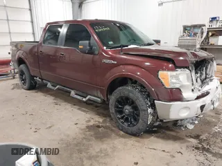 2009 Ford F-150 XL with VIN 1FTPW14V19FA15416, listed as a IAAI auction lot 41203618 with 135,758 mi miles. Bid and sale history available at carsss.com. Image 1.