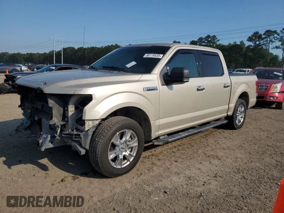 2017 Ford F-150 XL with VIN 1FTEW1CF0HKE04569, listed as a Copart auction lot 58719535 with 144,154 mi miles and Salvage title. Bid and sale history available at DreamBid. Image 1.