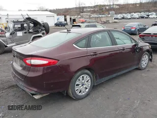 2013 Ford Fusion S with VIN 3FA6P0G71DR244034, listed as a IAAI auction lot 41947243 with 169,095 mi miles. Bid and sale history available at carsss.com. Image 4.