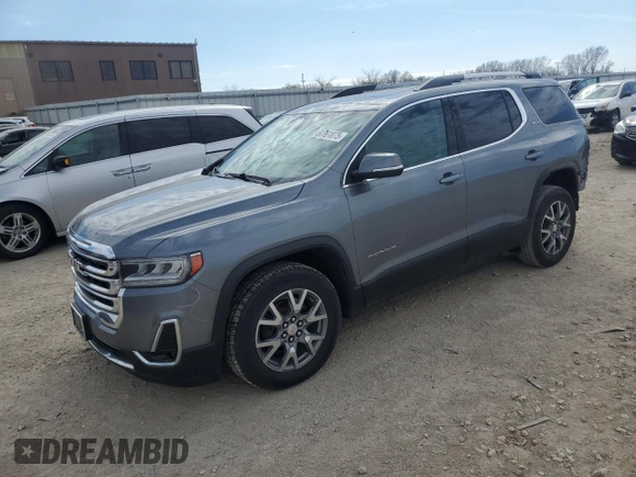 2020 GMC Acadia SLT with VIN 1GKKNULS2LZ182156, listed as a Copart auction lot 50761875 with 91,837 mi miles and Salvage Title. Bid and sale history available at DreamBid. Image 1.