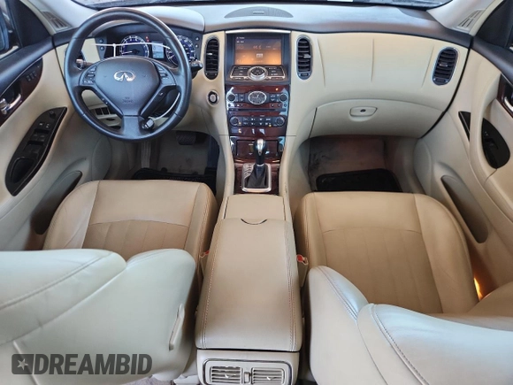 2017 Infiniti QX50 with VIN JN1BJ0RP0HM384262, listed as a Copart auction lot 59692955 with 101,846 mi miles and Salvage title. Bid and sale history available at DreamBid. Image 8.