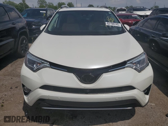 2016 Toyota RAV4 Limited with VIN 2T3DFREV3GW521471, listed as a Copart auction lot 62199745 with 51,056 mi miles and Clean title. Bid and sale history available at DreamBid. Image 5.