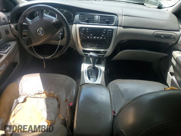2002 Mercury Sable LS Premium with VIN 1MEHM55S02A621328, listed as a Copart auction lot 59556805 with 183,594 mi miles and Salvage title. Bid and sale history available at DreamBid. Image 8.