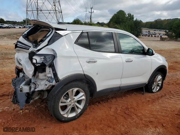 2020 Buick Encore GX Preferred with VIN KL4MMCSL3LB109327, listed as a Copart auction lot 73920834 with 118,542 mi miles and Salvage Title. Bid and sale history available at carsss.com. Image 3.