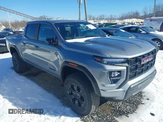 2024 GMC Canyon 2WD Elevation with VIN 1GTP5BEK9R1318857, listed as a IAAI auction lot 41280783 with 107 mi miles. Bid and sale history available at carsss.com. Image 1.