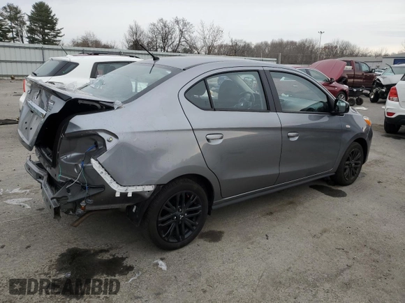 2022 Mitsubishi Mirage G4 ES with VIN ML32FUFJ6NHF04209, listed as a Copart auction lot 78268243 with 17,933 mi miles and Salvage Title. Bid and sale history available at carsss.com. Image 3.