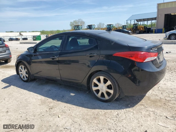 2012 Hyundai Elantra GLS with VIN KMHDH4AE2CU463309, listed as a Copart auction lot 54091795 with 209,515 mi miles and Clean Title. Bid and sale history available at carsss.com. Image 2.