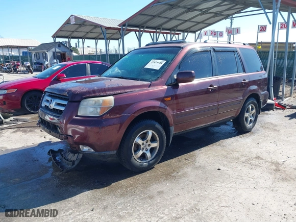 2007 Honda Pilot EX-L with VIN 5FNYF18777B011257, listed as a IAAI auction lot 41858928 with 192,832 mi miles. Bid and sale history available at carsss.com. Image 18.