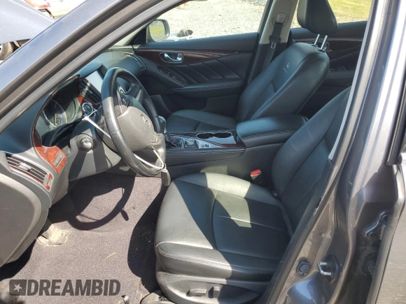2014 Infiniti Q50 Sport with VIN JN1BV7ARXEM701051, listed as a Copart auction lot 55157825 with 192,418 mi miles and Salvage title. Bid and sale history available at DreamBid. Image 7.