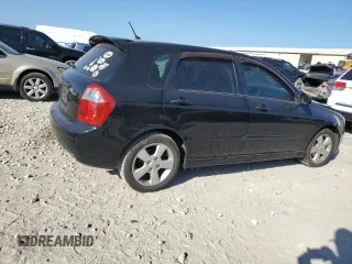 2008 Kia Spectra with VIN KNAFE161685016250, listed as a Copart auction lot 71382894 with 212,659 mi miles and Salvage Title. Bid and sale history available at carsss.com. Image 3.