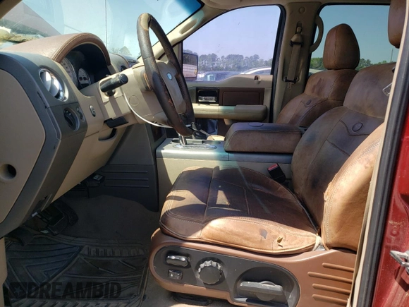 2006 Ford F-150 XLT with VIN 1FTPW14V56KC31580, listed as a Copart auction lot 53681305 with 136,103 mi miles and Clean Title. Bid and sale history available at carsss.com. Image 7.