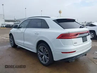 2021 Audi Q8 Premium with VIN WA1AVAF14MD003469, listed as a IAAI auction lot 41134083 with 61,861 mi miles. Bid and sale history available at carsss.com. Image 3.