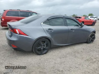 2015 Lexus IS 350 with VIN JTHBE1D26F5021652, listed as a Copart auction lot 51479435 with 76,729 mi miles and Salvage title. Bid and sale history available at DreamBid. Image 3.