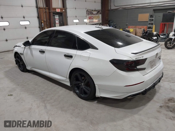 2020 Honda Accord Sport with VIN 1HGCV2F32LA024117, listed as a IAAI auction lot 42500749 with 57,628 mi miles and . Bid and sale history available at DreamBid. Image 3.